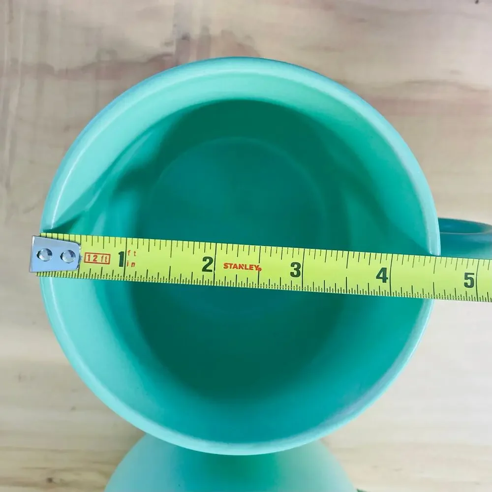 Vtg DUO CAI Mint Pistachio Green Coffee Mugs Cups Tea Mug Cup Ceramic